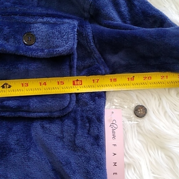 NEW Crave Fame Juniors Faux Fur Shacket - Picture 12 of 14